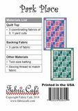 Park Place 3-Yard Quilt Pattern from Fabric Cafe