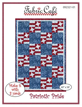 Patriotic Pride Individual Pattern # FC092321-01 from Fabric Cafe
