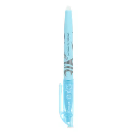 Pilot Frixion Light pastel blue highlighter with cap