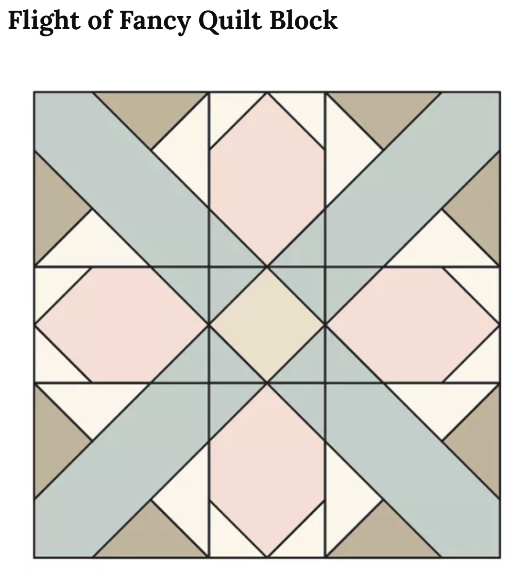 Flight of Fancy Quilt Block Pattern