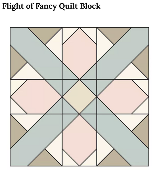 Flight of Fancy Quilt Block Pattern