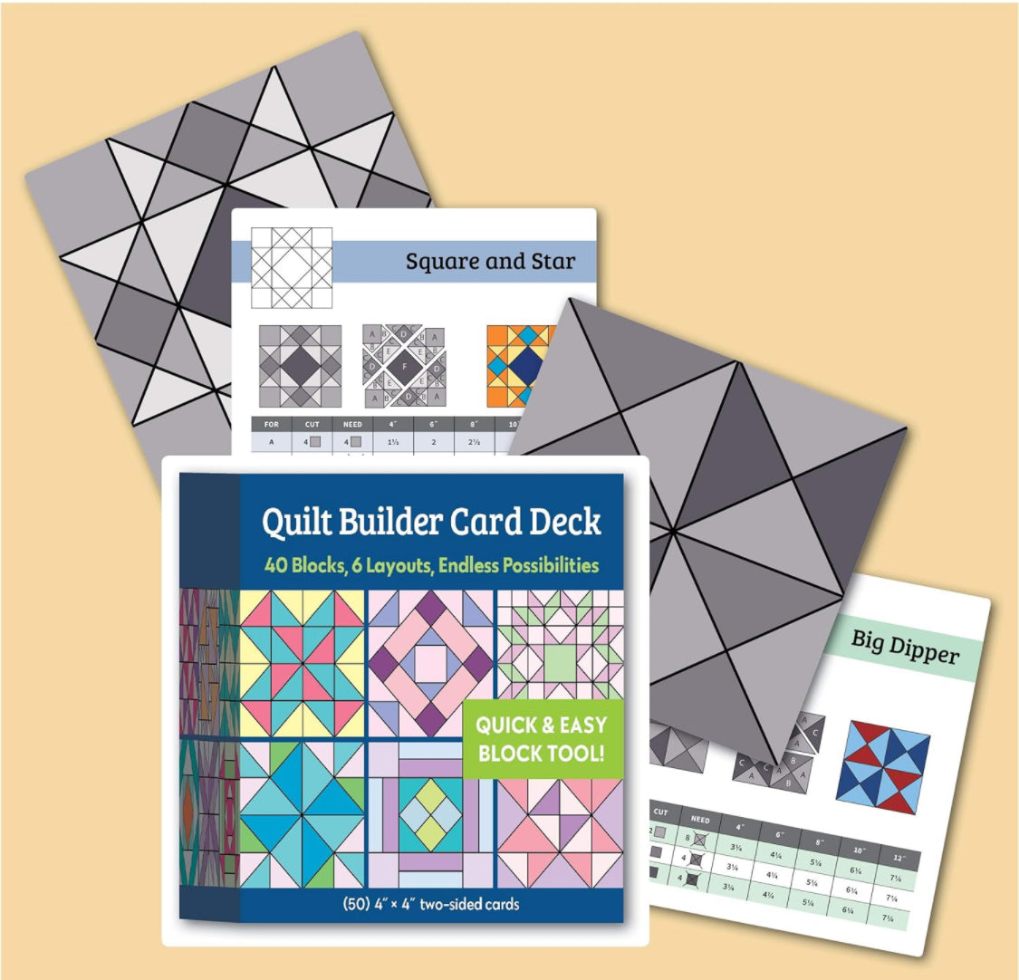 Quilt Builder Card Deck Set #1: 40 Blocks, 8 Inspiring Layouts, Infinite Possibilities