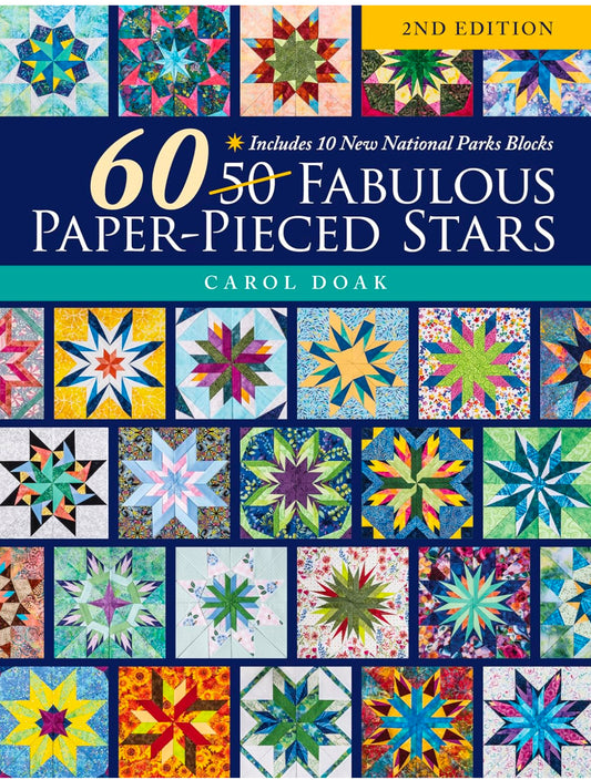 60 Fabulous Paper-Pieced Stars by Carol Doak