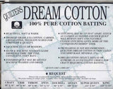 Quilters Dream Request Batting - Natural - Throw Size