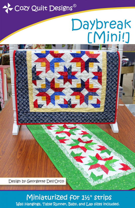 Daybreak (Mini) Quilt Pattern from Cozy Quilt Designs