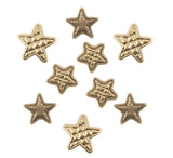 Buttons Galore Gold Stars #4052