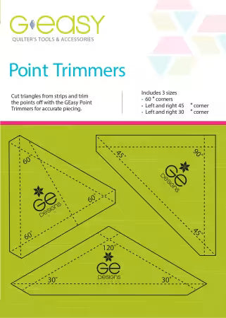 GEasy Point Trimmers # GE-1200 for use with Stripology Rulers from G.E. Designs