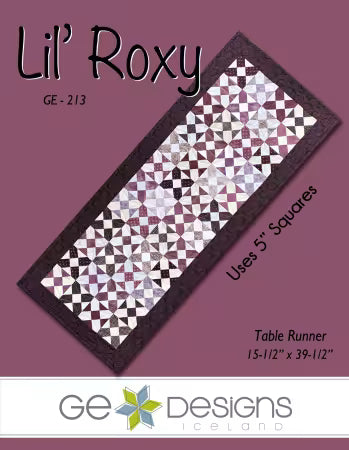 Lil Roxy pattern # GE-213 Table Runner Pattern from G.E. Designs