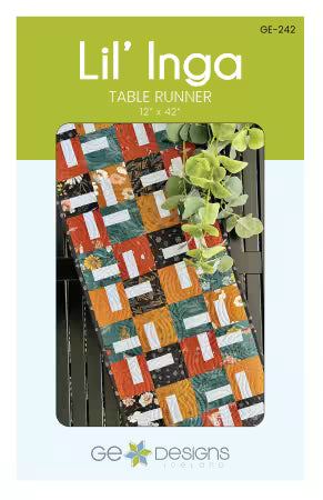 Lil' Inga # GE-242 Table Runner Pattern from G.E. Designs