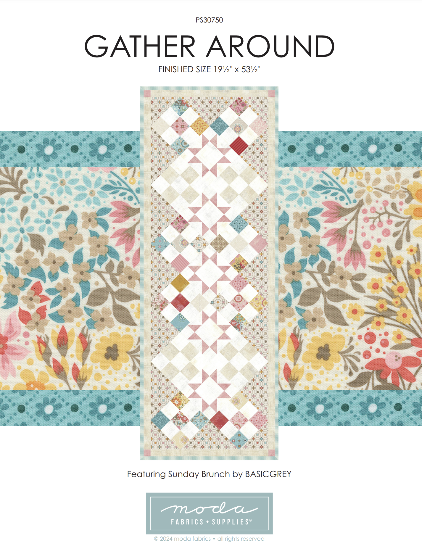 Gather Round Table Runner Free Pattern