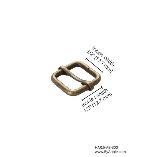 HAR.5-AB-300 Slider - ½" - (Antique Brass) from ByAnnie