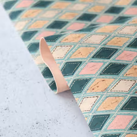 Diamond in the Rough Cork 1/2 Yard # HCFDITR from Sallie Tomato Cork Cuts Collection