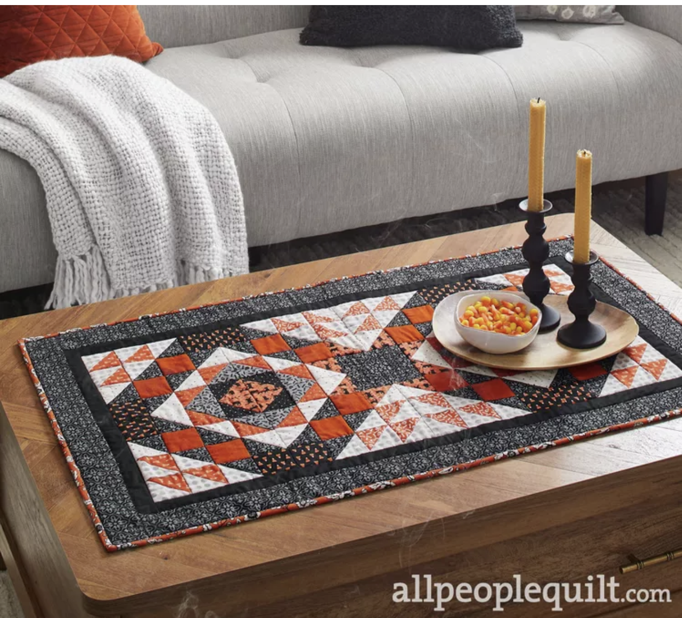 Hocus Pocus Table Runner Free Pattern