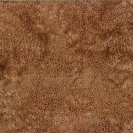 Coffee Bali Batik Dots 885H-53 from Hoffman Fabrics Sold by the Half Yard