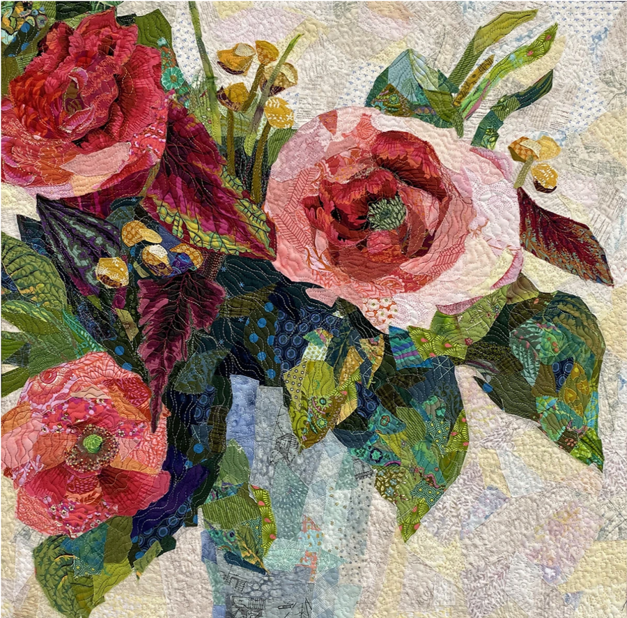 Art in Bloom Collage Pattern by Emily Taylor