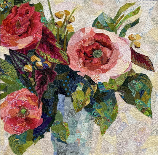 Art in Bloom Collage Pattern by Emily Taylor