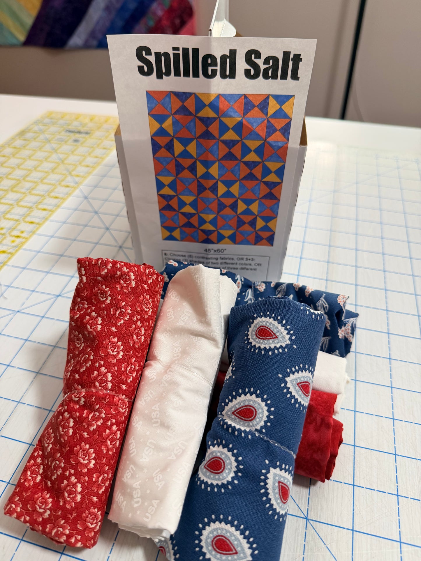 Spilled Salt 6-Pack Quilt Bundle: USA
