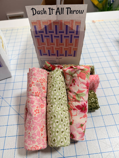 Dash It All Throw 6-Pack Quilt Bundle Field Rush