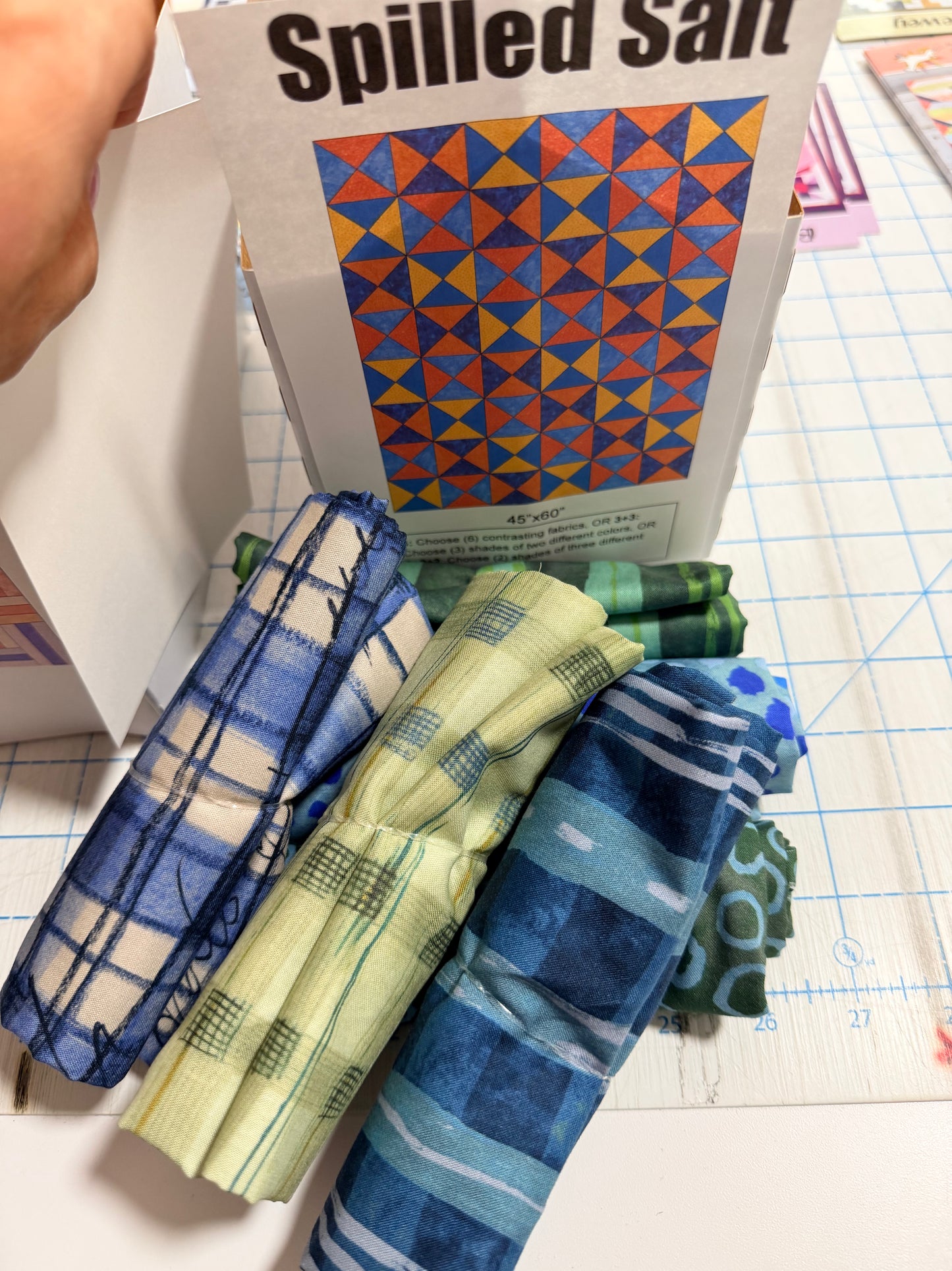 Spilled Salt 6-Pack Quilt Bundle: Sketchbook by Marcia Deere