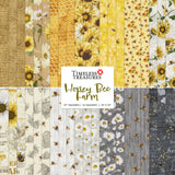 Honey Bee Farm 10" Squares from Timeless Treasures Fabrics
