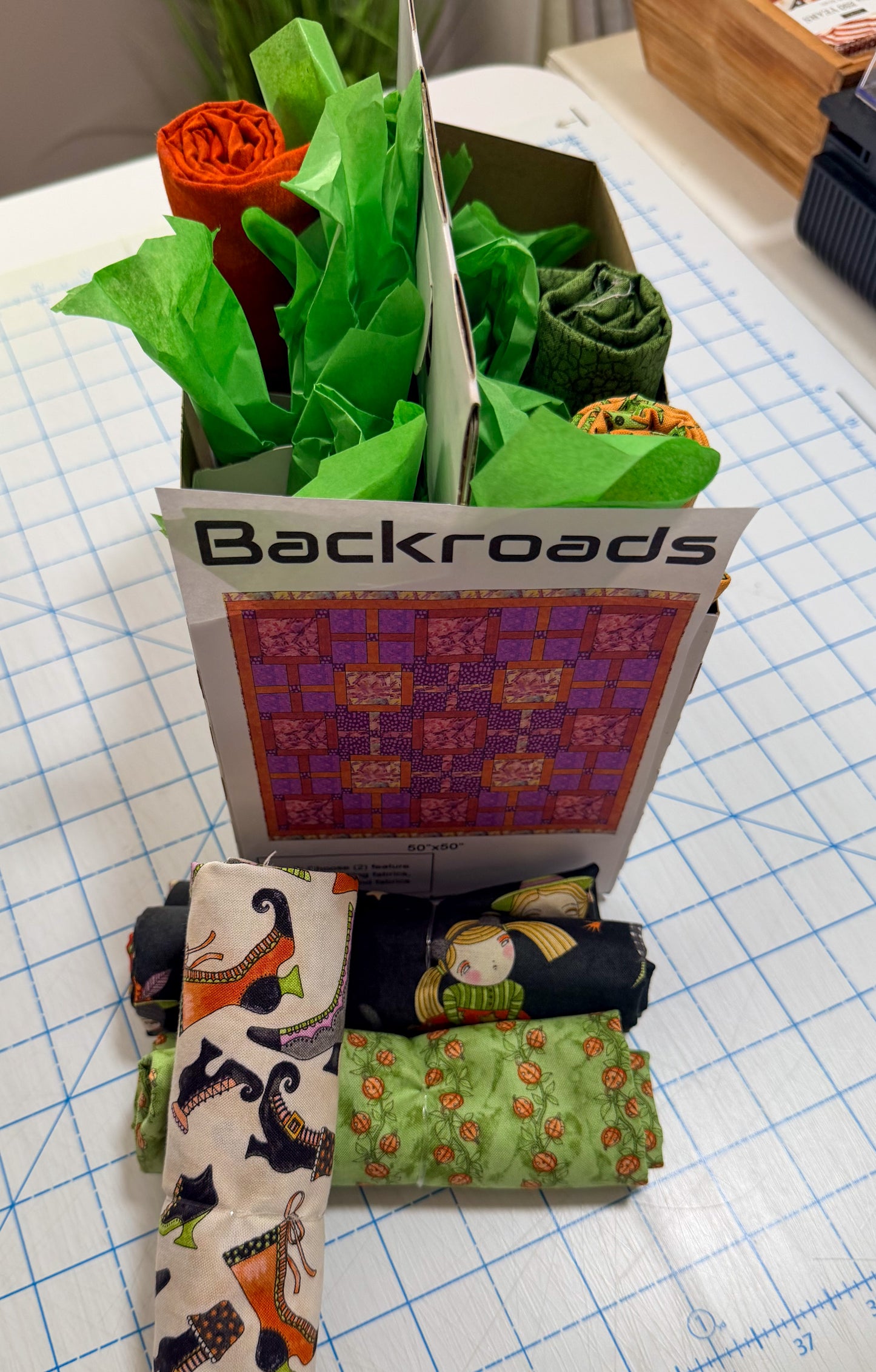 Backroads 6-Pack Quilt Bundle: Sweet Halloween