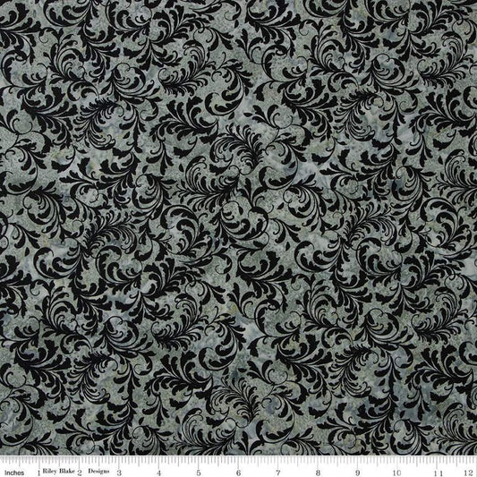 Batiks Achromatic Dance Gunsmoke BT23040-156