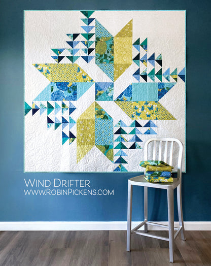 Wind Drifter Quilt Pattern by Robin Pickens