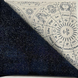 Table Runner Busy Bea Bundle - Starry Sky Cream Zodiac with Grunge Peacoat Glitter