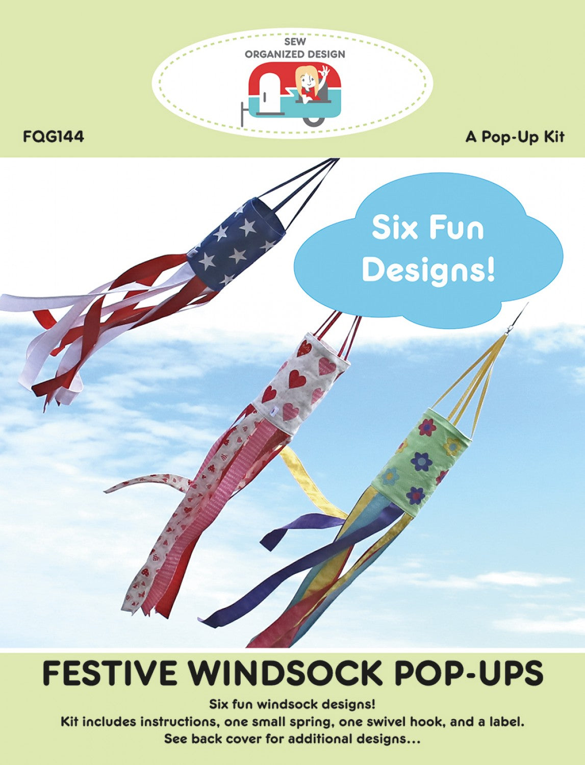 Festive Windsock Pop-Ups # FQG144