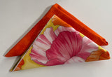 Table Runner Kit - Poppies Sunshine Pink w/ Papaya Orange Grunge