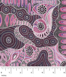 Regeneration Pink by Heather Kennedy by Nambooka by M&S Textiles Australia Sold by the Half Yard