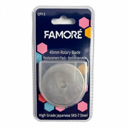 Famore Japanese Steel SKS-7 45mm Replacement Blades 2pk
# 400SK-PK2