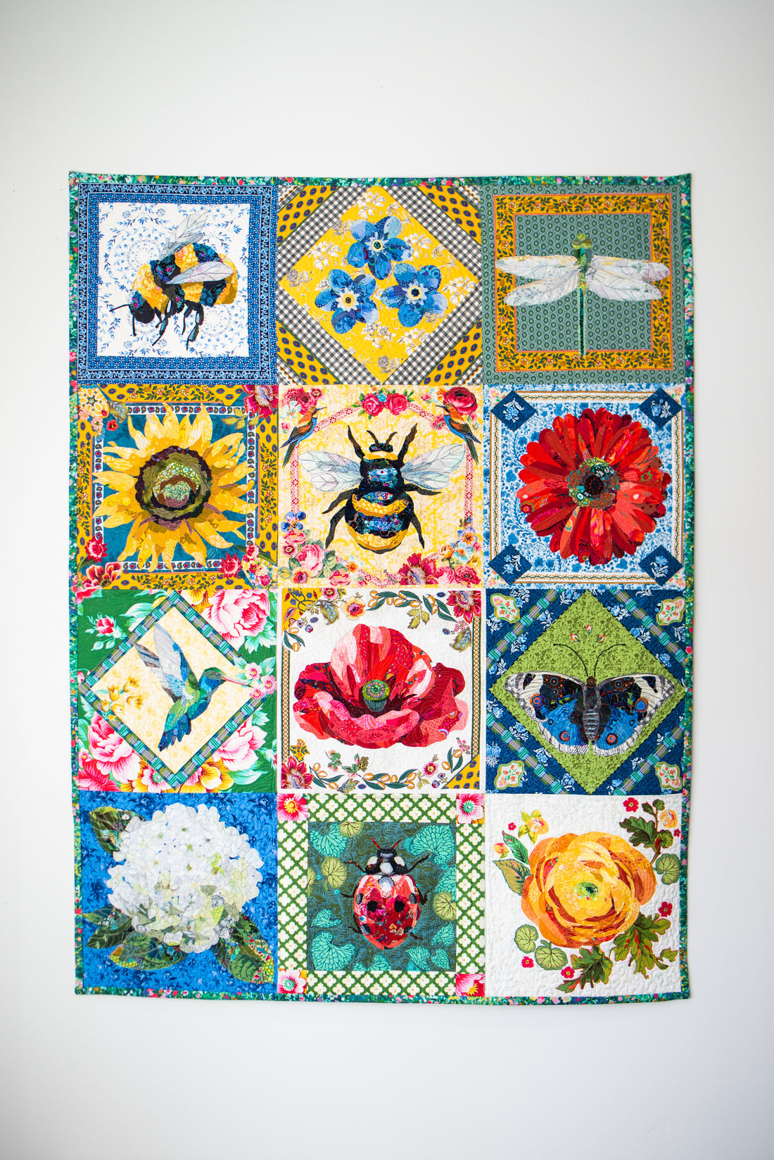 Garden Party ~ a collection of 12 block designs