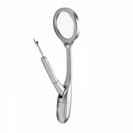 LED Lighted Seam Ripper with Magnifier Silver # 88512