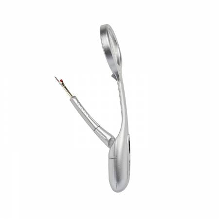 LED Lighted Seam Ripper with Magnifier Silver # 88512