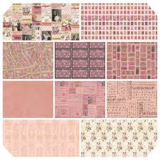 Eclectic Elements Palette Pink Eclectic Palette by Tim Holtz Fat Quarter Bundle from FreeSpirit Fabrics