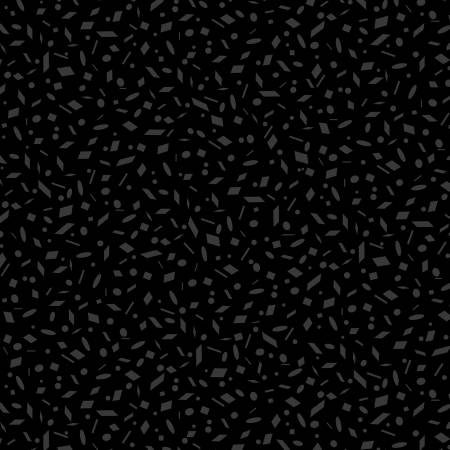 Black onyx confetti fabric with small scattered light flecks