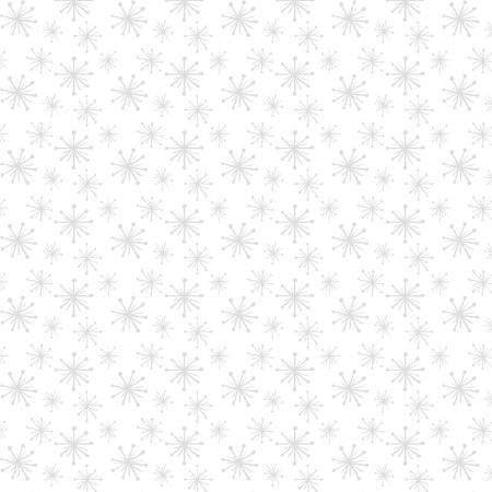 White On White Snowflakes # 53531-7 Windham Sold by the Half Yard