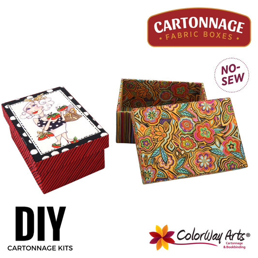 Colorway Arts Cartonnage Small Lidded Box 106a