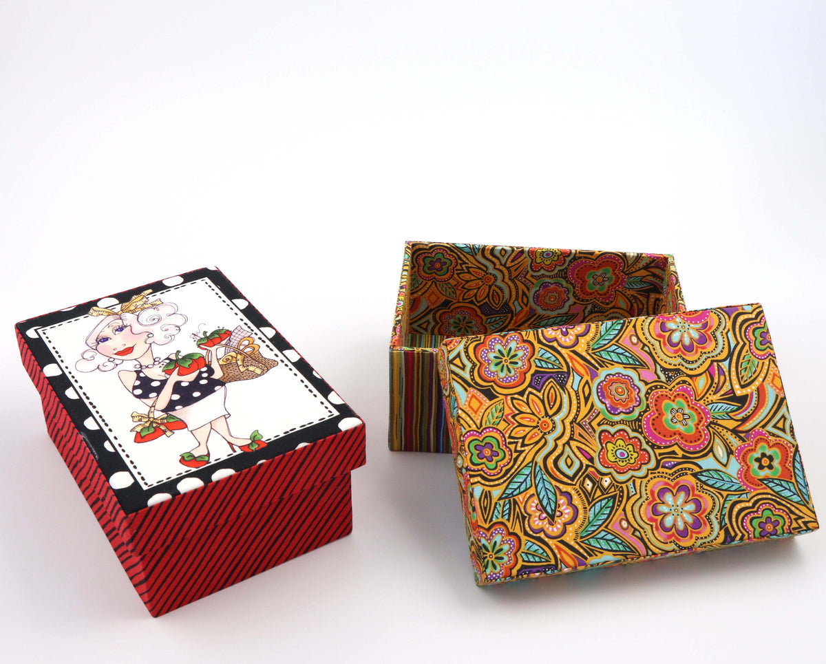 Colorway Arts Cartonnage Small Lidded Box 106a