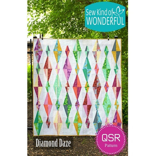 Diamond Daze Quilt sewing pattern from Sew Kind of Wonderful