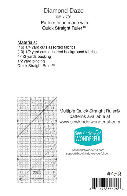 Diamond Daze Quilt sewing pattern from Sew Kind of Wonderful