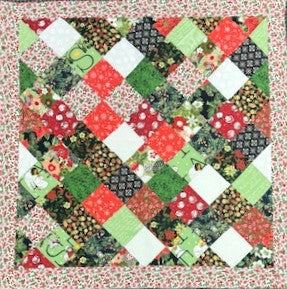 The Little Ghost Quilt's Winter Surprise Christmas Patchwork Quilt KIT