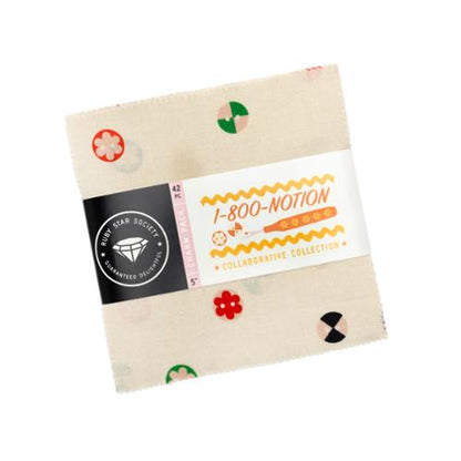 1-800-Notion Charm Pack RS5207PP — 5" Squares by Ruby Star Society from Moda Fabrics