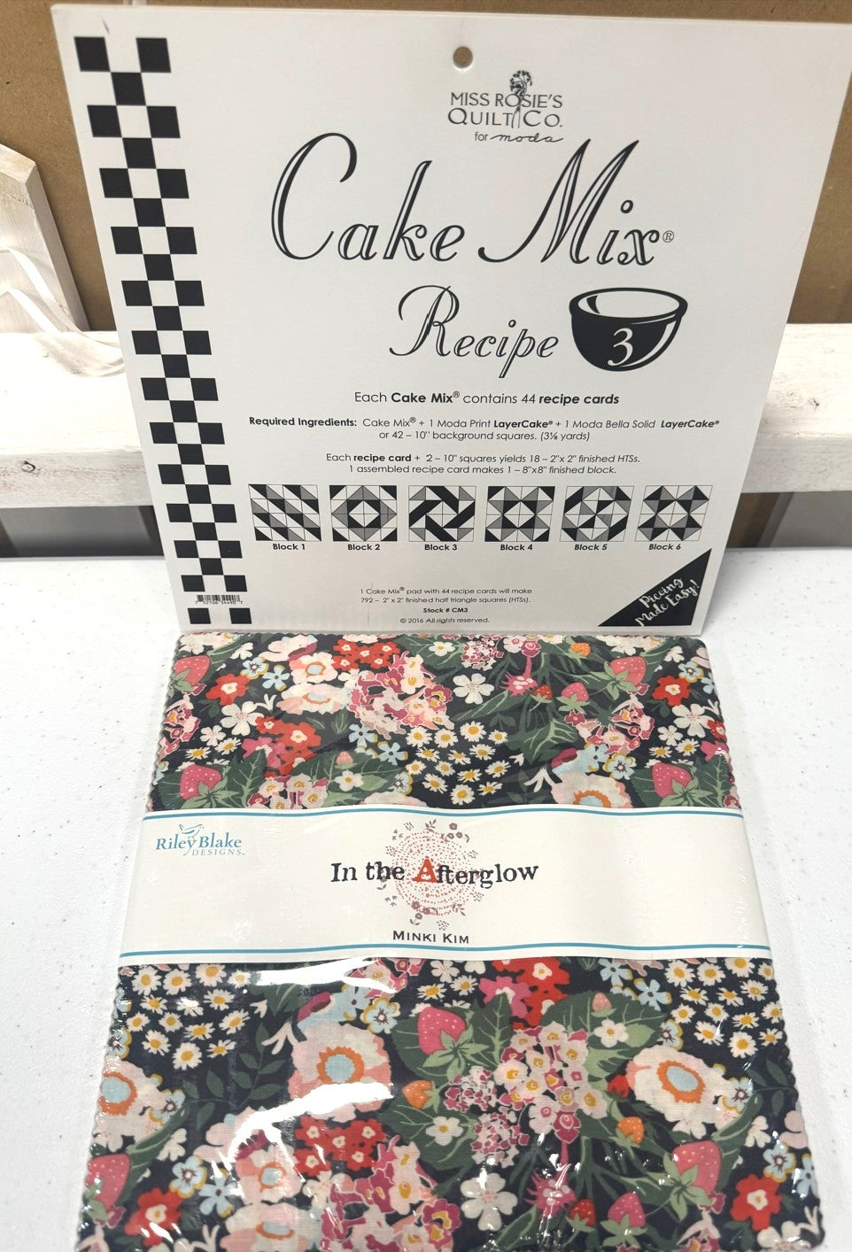 NEW BUNDLE! FREE CAKE MIX #3 with Purchase of In the Afterglow 10" Stacker 10-13370-42 from Riley Blake Designs