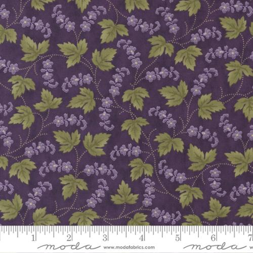 Iris Ivy Plum #2252 16 from Moda Fabrics Sold by the Half Yard