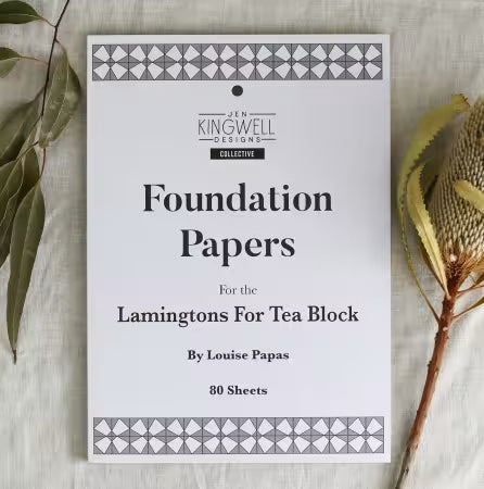 Lamingtons for Tea foundation papers package, JKD-8908 from Jen Kingwell Designs
