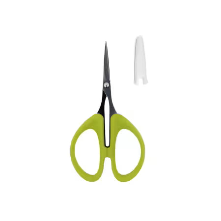 Perfect Scissors Green 4-3/16in Small Micro-Serrated Non-Slip Blade # KKBPSS by Karen Buckley