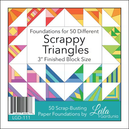 3in Scrappy Triangle Foundation Pad # LGD-111 From Leila Gardunia Design