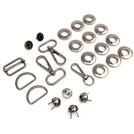 Magnolia Drawstring Bucket Bag Hardware Kit Gunmetal # LST114DB from Sallie Tomato